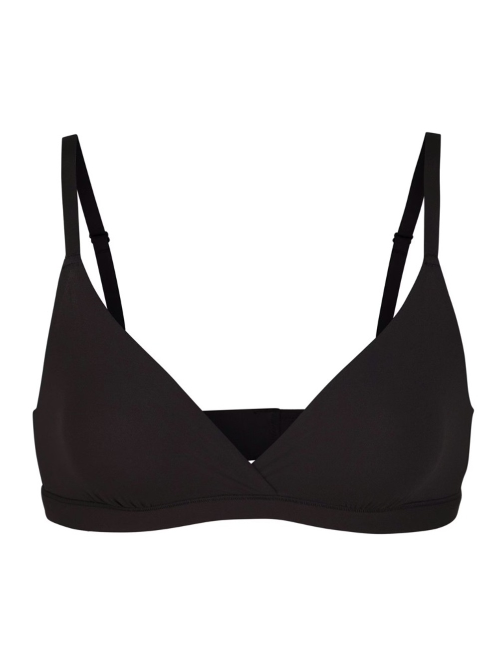 Skims Fits Everybody Crossover Bralette Onyx - Picture 2 of 4